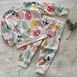 Disney | EUC - Mickey & Friends Easter Set - Size 2T